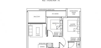 peak-residence-floor-plan-2-bedroom-type-b1-singapore