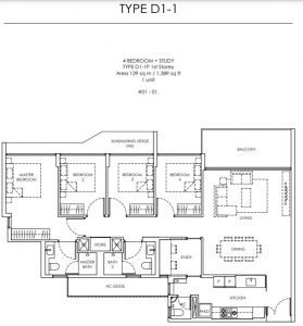 peak-residence-floor-plan-4-bedroom-plus-study-type-d1-1-singapore